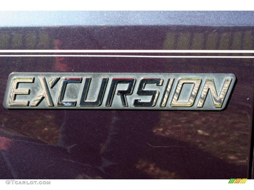 2000 Excursion Limited 4x4 - Deep Wedgewood Blue Metallic / Medium Graphite photo #85