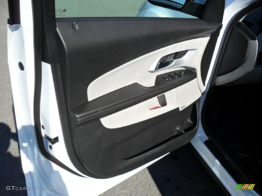 2011 Chevrolet Equinox LT Light Titanium/Jet Black Door Panel Photo #44971149