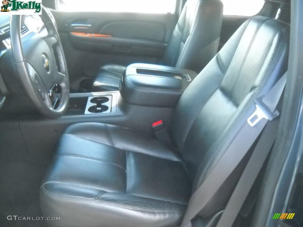 2009 Silverado 1500 LTZ Extended Cab - Blue Granite Metallic / Ebony photo #10