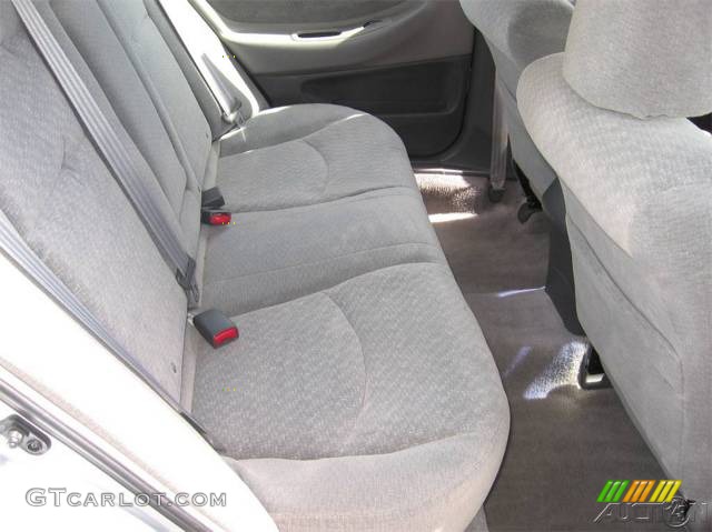 2001 Accord LX Sedan - Satin Silver Metallic / Quartz Gray photo #23