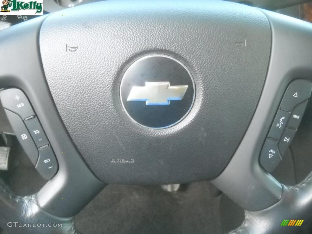 2009 Silverado 1500 LTZ Extended Cab - Blue Granite Metallic / Ebony photo #19