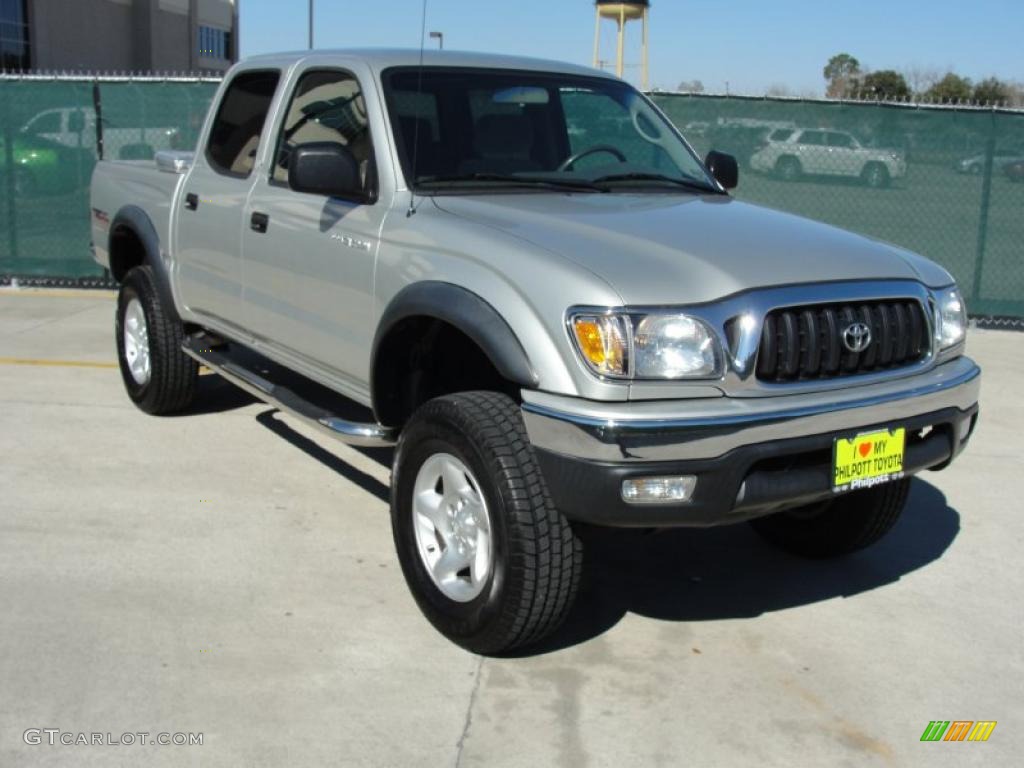 2004 Tacoma V6 TRD Double Cab 4x4 - Lunar Mist Metallic / Charcoal photo #1