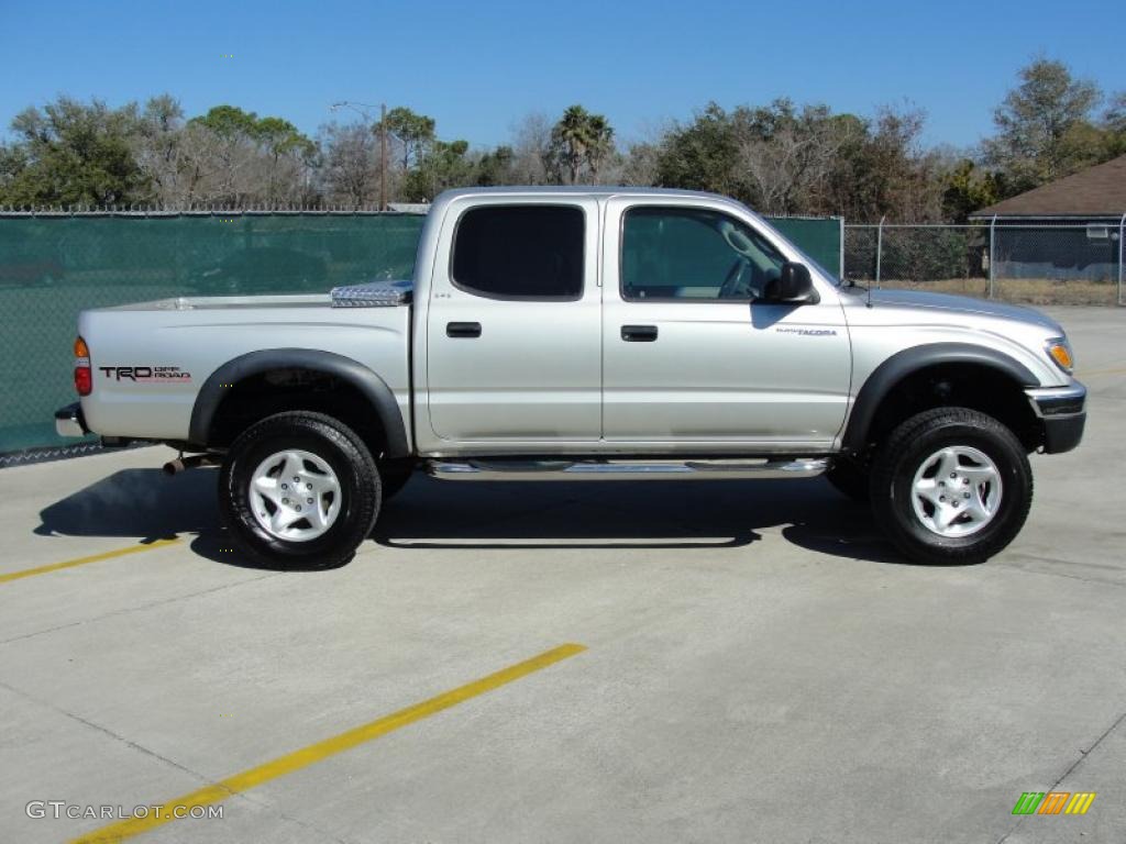 2004 Tacoma V6 TRD Double Cab 4x4 - Lunar Mist Metallic / Charcoal photo #2