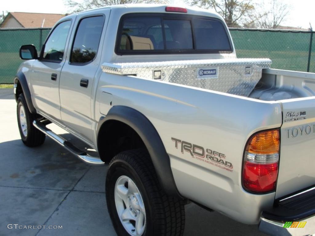2004 Tacoma V6 TRD Double Cab 4x4 - Lunar Mist Metallic / Charcoal photo #5