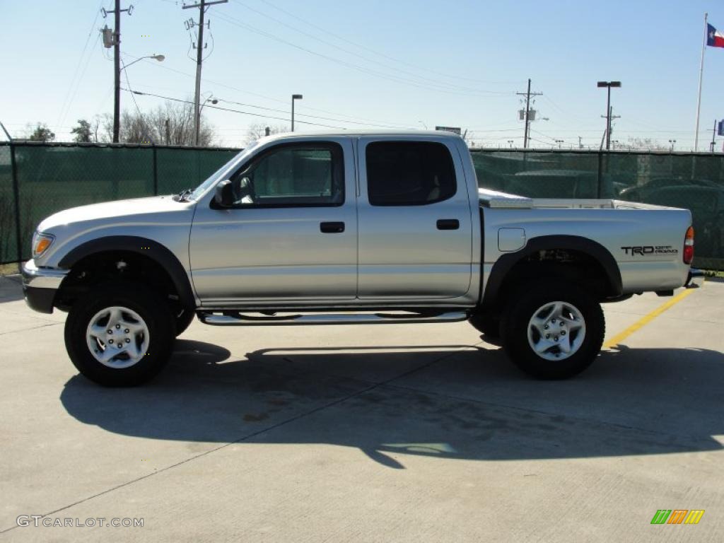 2004 Tacoma V6 TRD Double Cab 4x4 - Lunar Mist Metallic / Charcoal photo #6