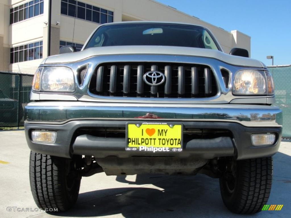 2004 Tacoma V6 TRD Double Cab 4x4 - Lunar Mist Metallic / Charcoal photo #9
