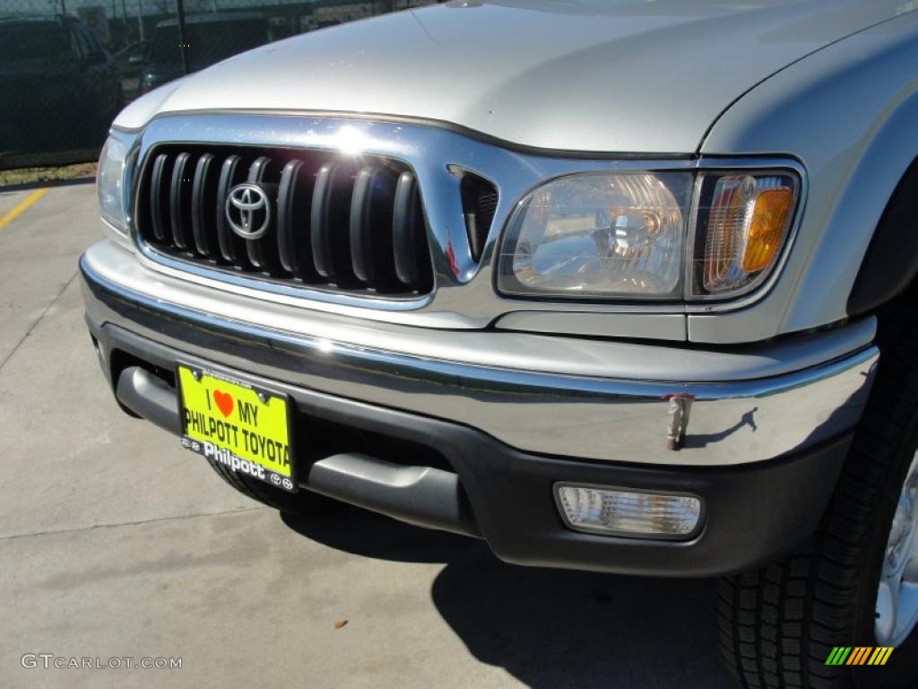 2004 Tacoma V6 TRD Double Cab 4x4 - Lunar Mist Metallic / Charcoal photo #12