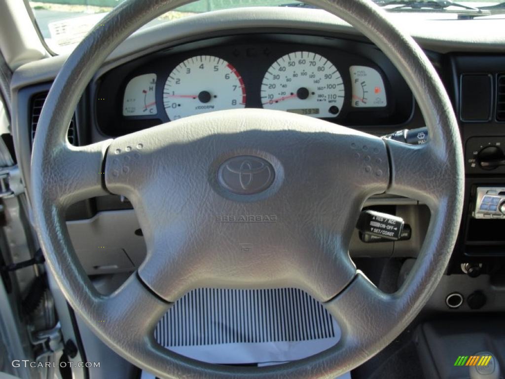 2004 Tacoma V6 TRD Double Cab 4x4 - Lunar Mist Metallic / Charcoal photo #42