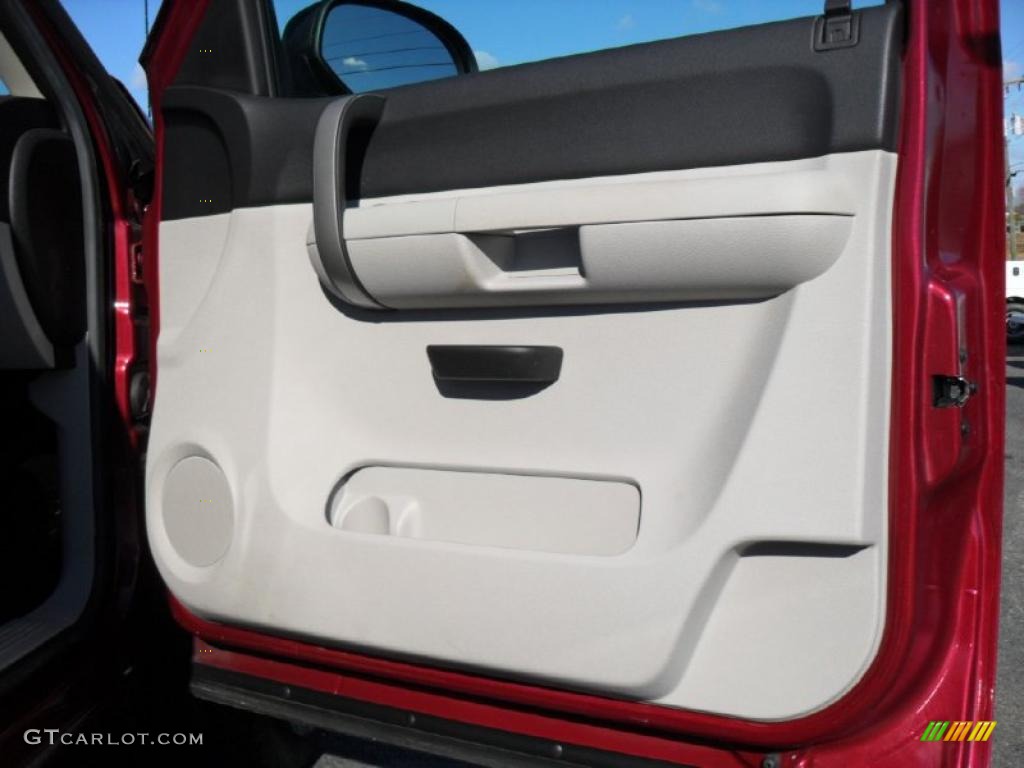 2008 Chevrolet Silverado 1500 LT Regular Cab 4x4 Light Titanium/Ebony Accents Door Panel Photo #44974149