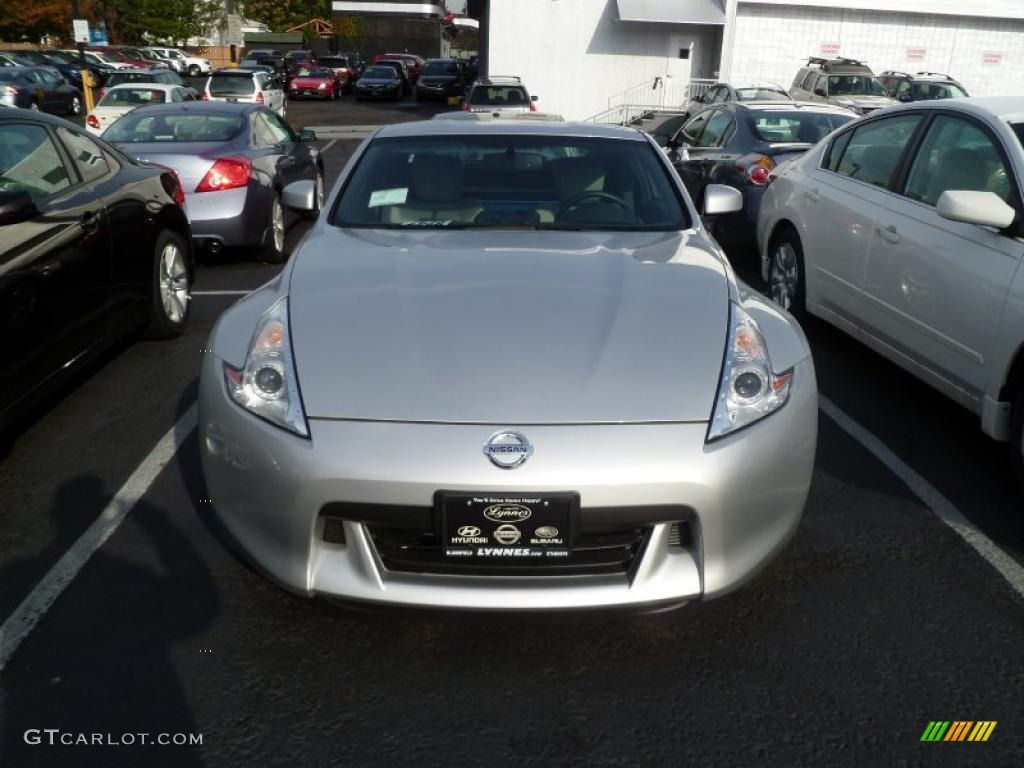 2009 370Z Sport Touring Coupe - Brilliant Silver / Gray Leather photo #1