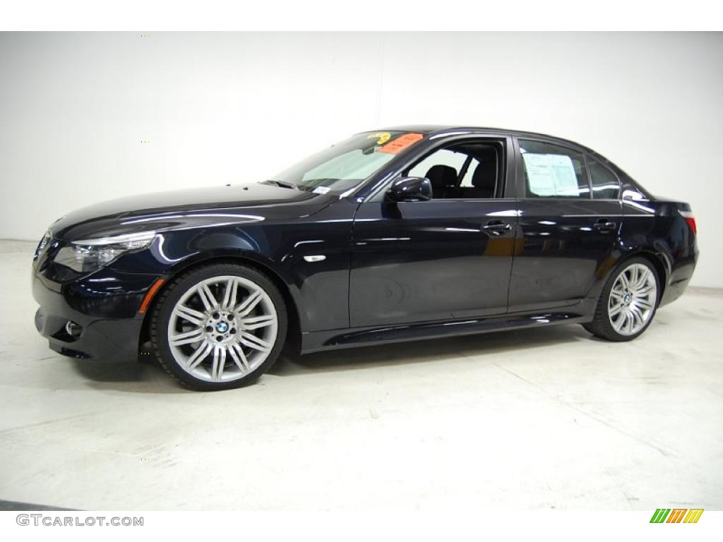 Monaco Blue Metallic 2009 BMW 5 Series 550i Sedan Exterior Photo #44975901
