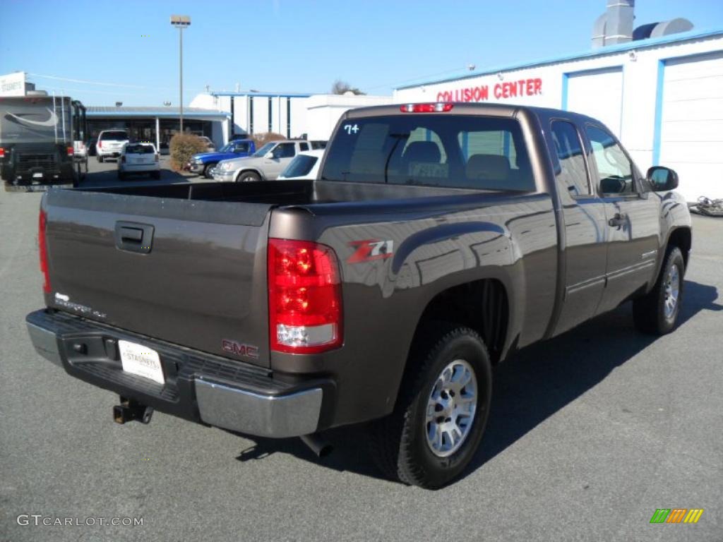 Medium Brown Metallic 2007 GMC Sierra 1500 SLE Extended Cab Exterior Photo #44976537