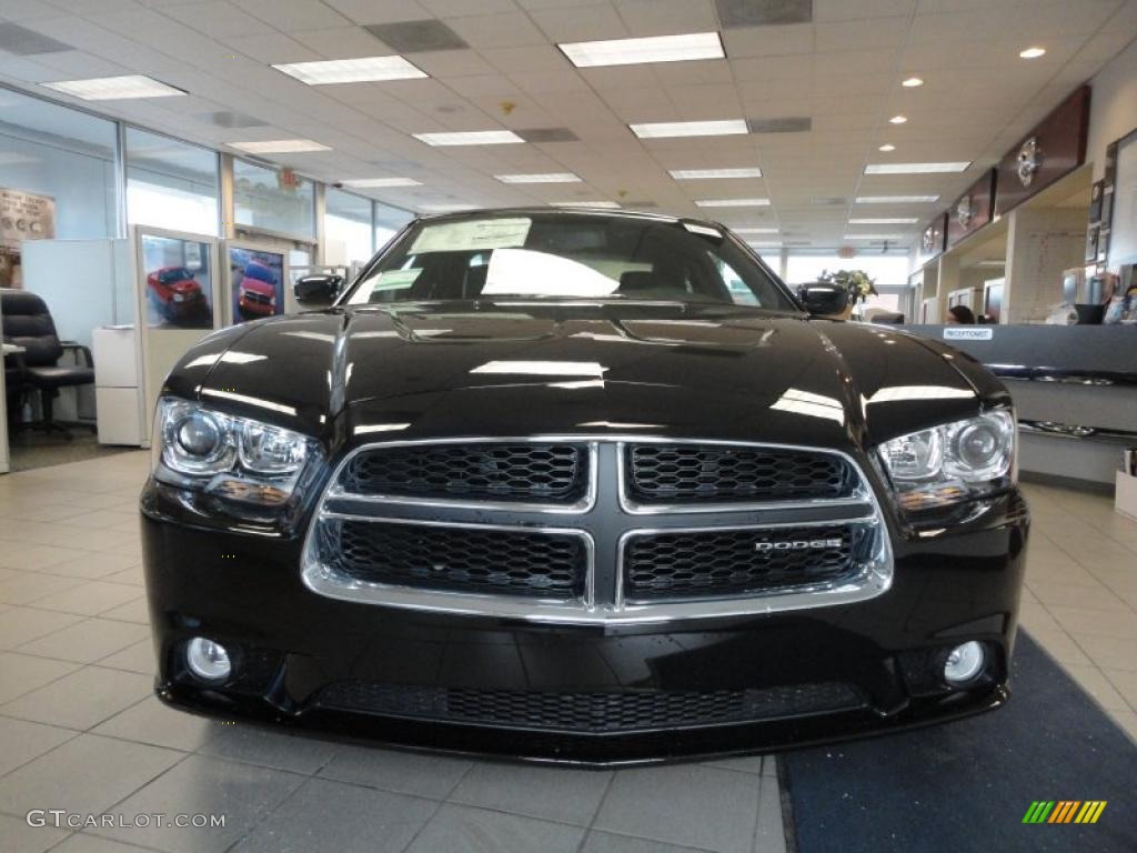 Brilliant Black Crystal Pearl 2011 Dodge Charger R/T Plus Exterior Photo #44976997
