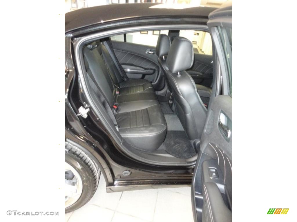 Black Interior 2011 Dodge Charger R/T Plus Photo #44977033