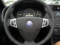 2009 Saab 9-3 Black Interior Steering Wheel Photo