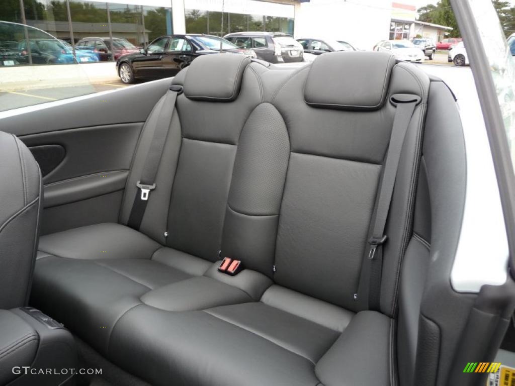 Black Interior 2009 Saab 9-3 2.0T Convertible Photo #44977205