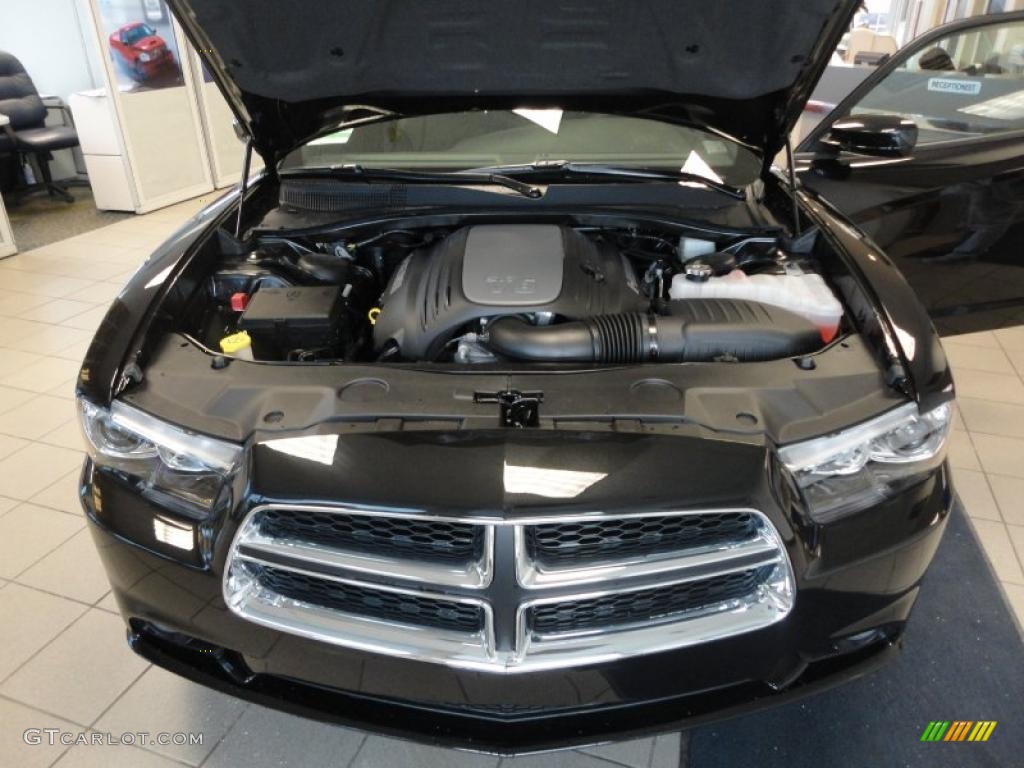 2011 Dodge Charger R/T Plus 5.7 Liter HEMI OHV 16-Valve Dual VVT V8 Engine Photo #44977605
