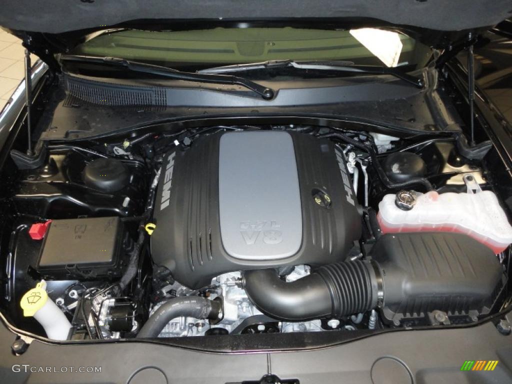 2011 Dodge Charger R/T Plus 5.7 Liter HEMI OHV 16-Valve Dual VVT V8 Engine Photo #44977617