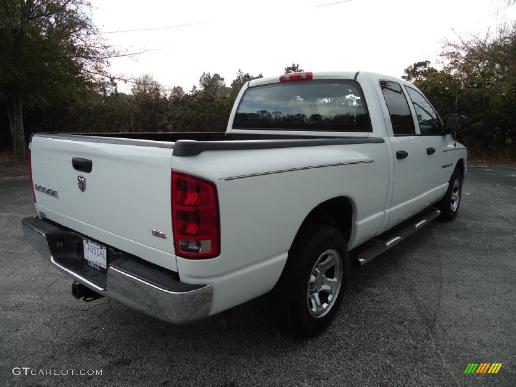 2004 Ram 1500 SLT Quad Cab - Bright White / Dark Slate Gray photo #11