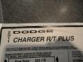 2011 Dodge Charger R/T Plus Window Sticker