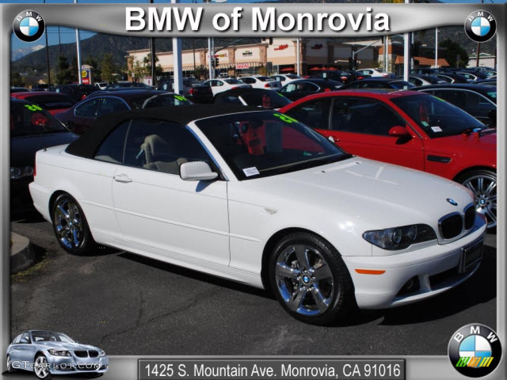 2005 3 Series 325i Convertible - Alpine White / Sand photo #1