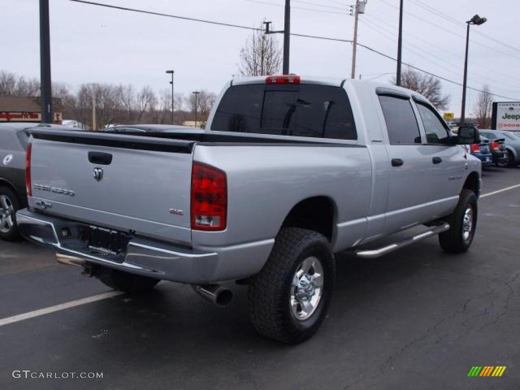 Bright Silver Metallic 2006 Dodge Ram 2500 SLT Mega Cab 4x4 Exterior Photo #44978493