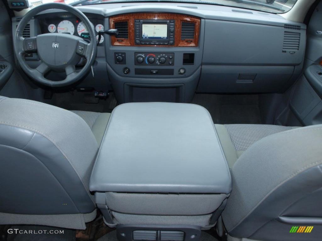 2006 Dodge Ram 2500 SLT Mega Cab 4x4 Medium Slate Gray Dashboard Photo #44978609