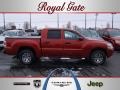 2008 Lava Red Pearl Mitsubishi Raider LS Double Cab  photo #1