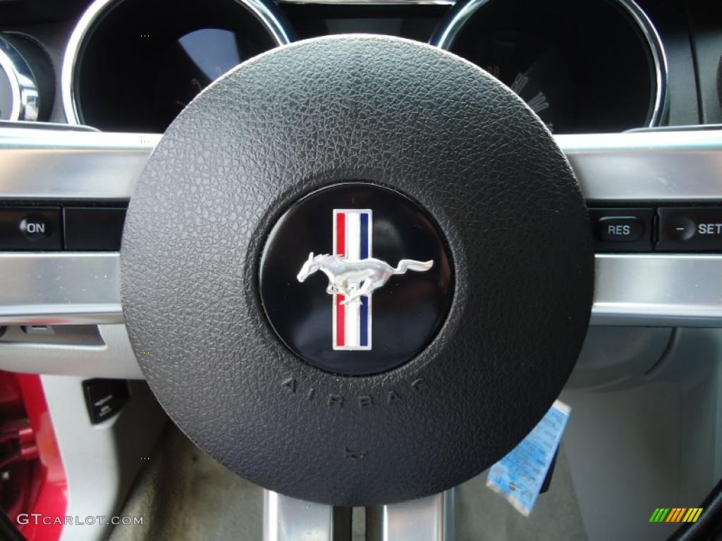 2006 Mustang V6 Premium Coupe - Redfire Metallic / Light Graphite photo #29