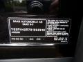  2009 9-3 Aero XWD Sport Sedan Black Color Code 170
