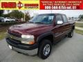 2001 Dark Carmine Red Metallic Chevrolet Silverado 2500HD LS Extended Cab 4x4  photo #1