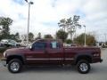 2001 Dark Carmine Red Metallic Chevrolet Silverado 2500HD LS Extended Cab 4x4  photo #2