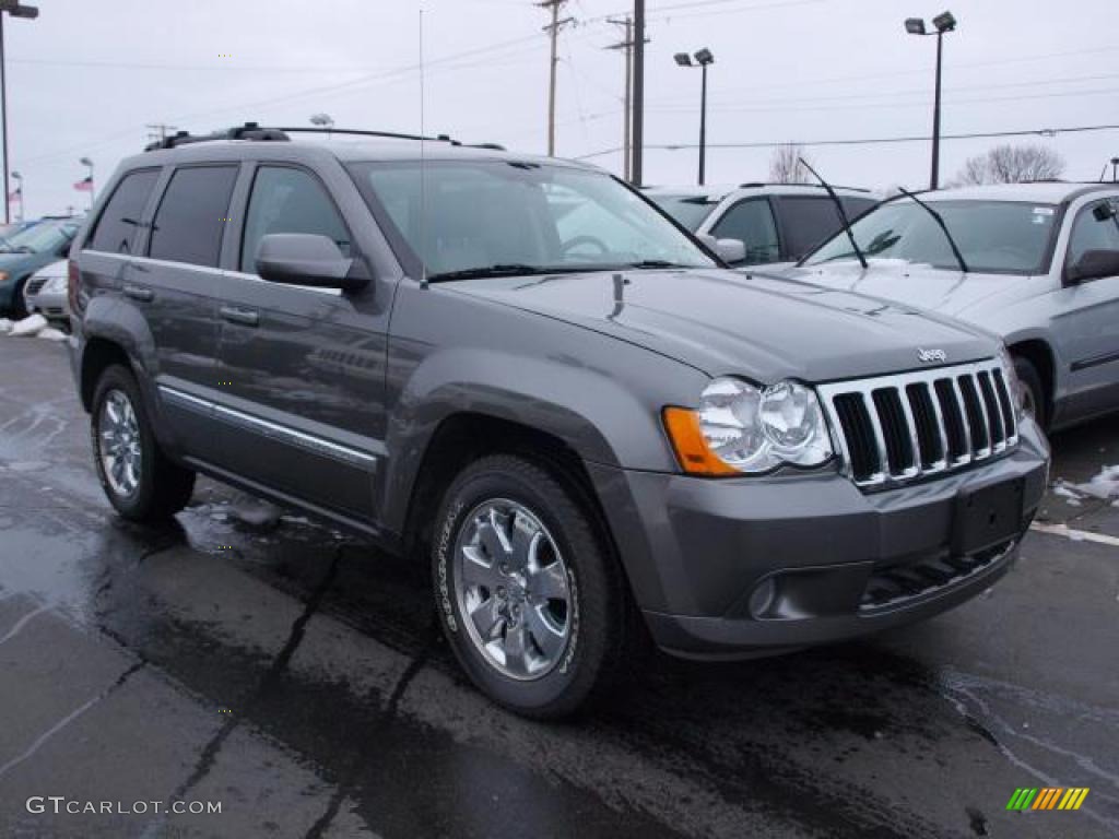 2008 Grand Cherokee Limited 4x4 - Mineral Gray Metallic / Dark Slate Gray/Light Graystone photo #2