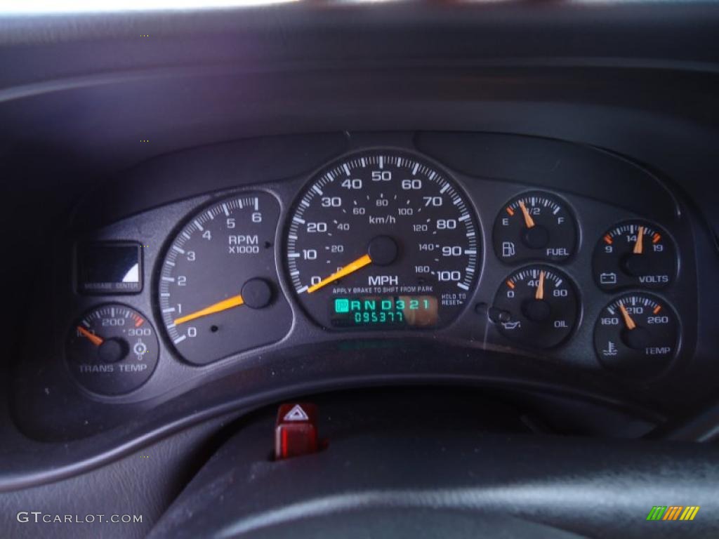 2001 Chevrolet Silverado 2500HD LS Extended Cab 4x4 Gauges Photo #44979633