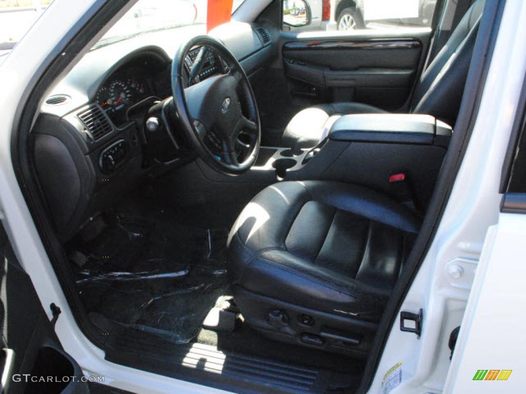 2004 Explorer Limited AWD - Ceramic White Tri Coat Metallic / Graphite photo #16