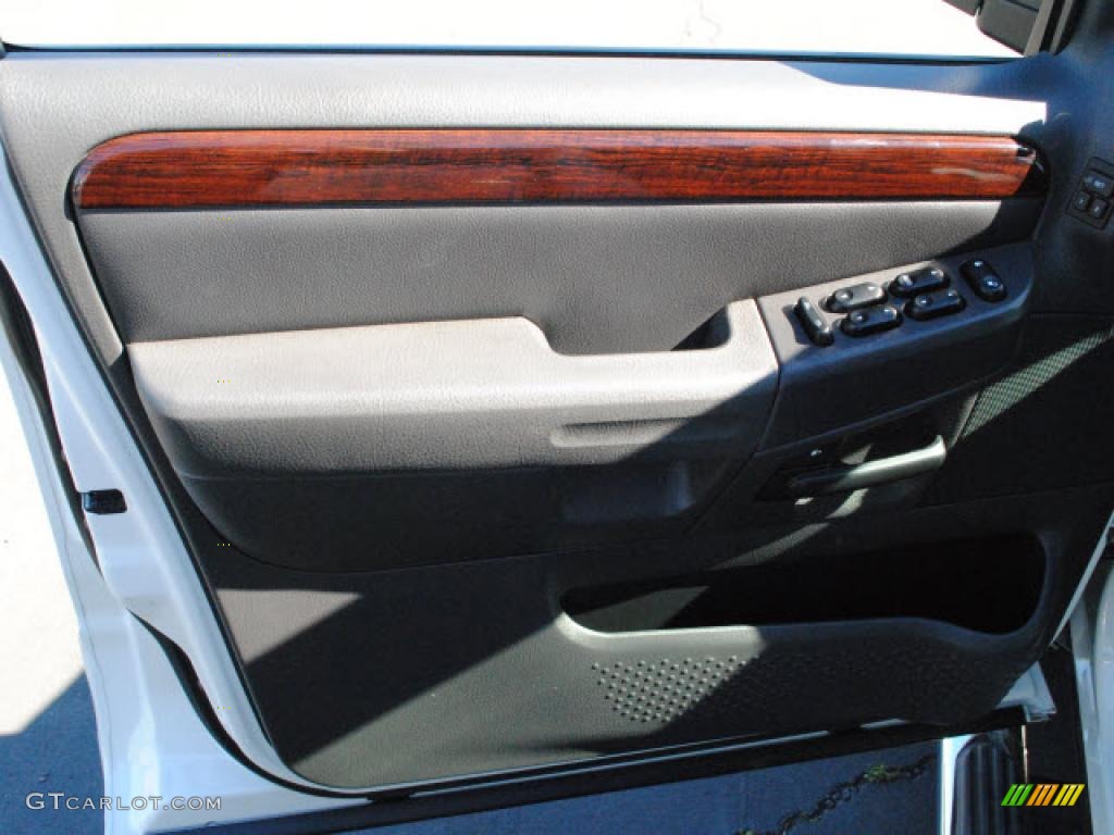 2004 Explorer Limited AWD - Ceramic White Tri Coat Metallic / Graphite photo #17