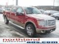 2011 Red Candy Metallic Ford F150 Lariat SuperCrew 4x4  photo #4