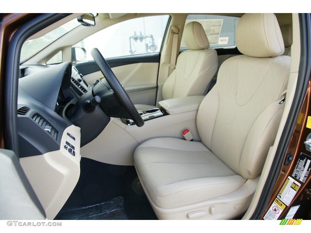 Ivory Interior 2011 Toyota Venza V6 AWD Photo #44981458