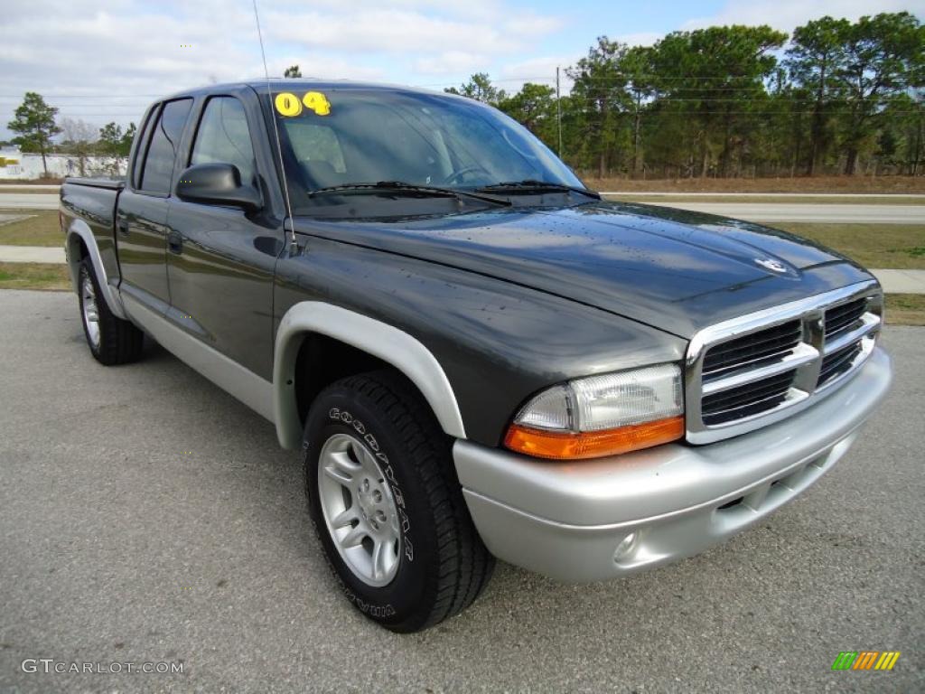 Graphite Metallic 2004 Dodge Dakota SLT Quad Cab 4x4 Exterior Photo #44981746