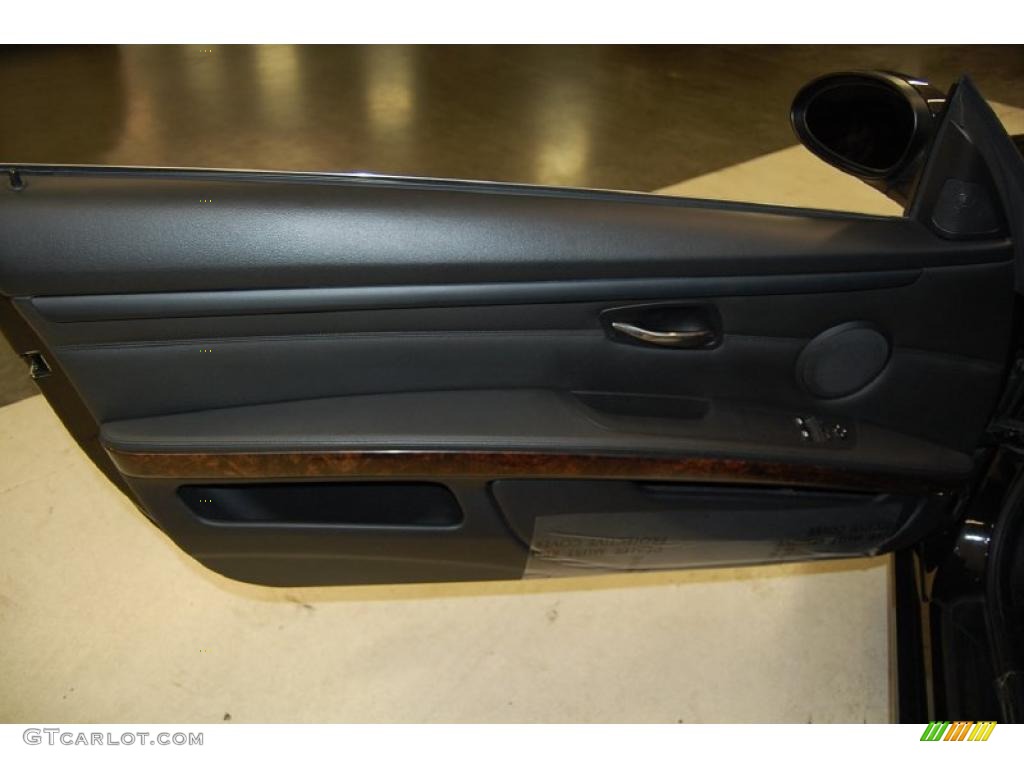 2008 3 Series 328i Coupe - Jet Black / Black photo #21