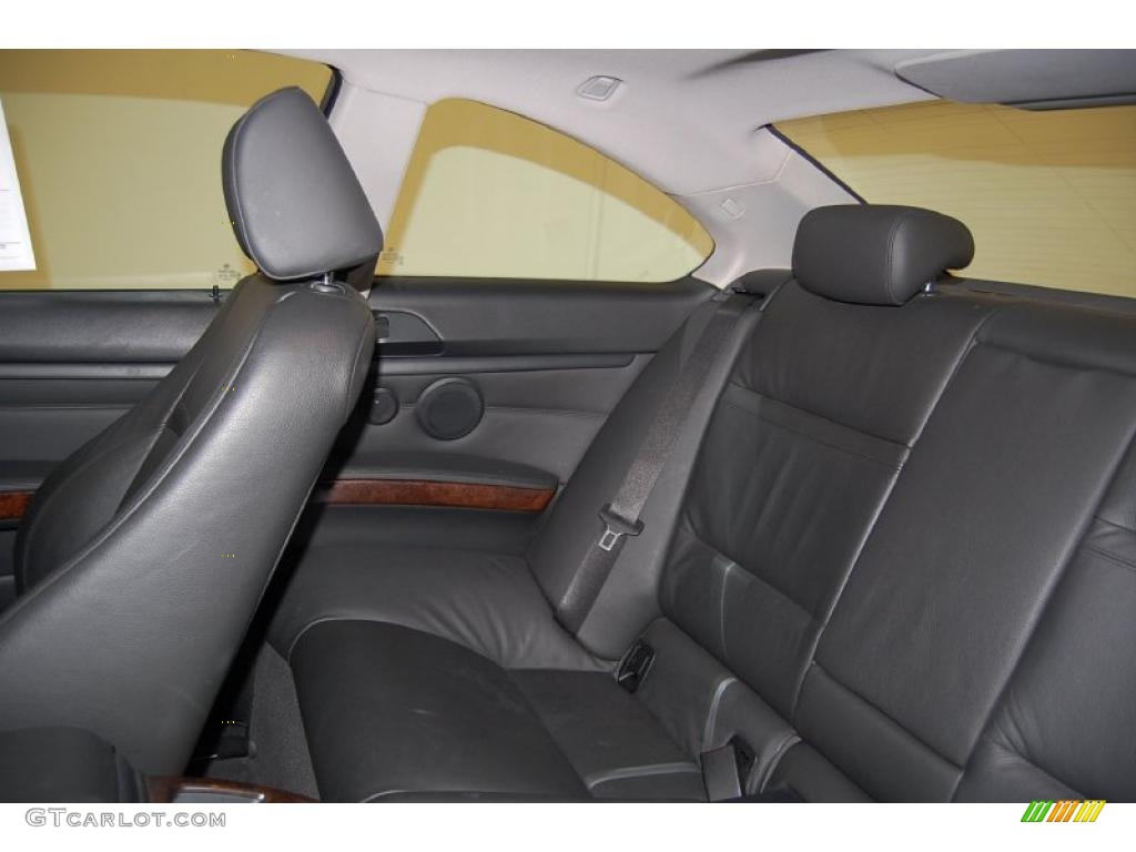 2008 3 Series 328i Coupe - Jet Black / Black photo #24