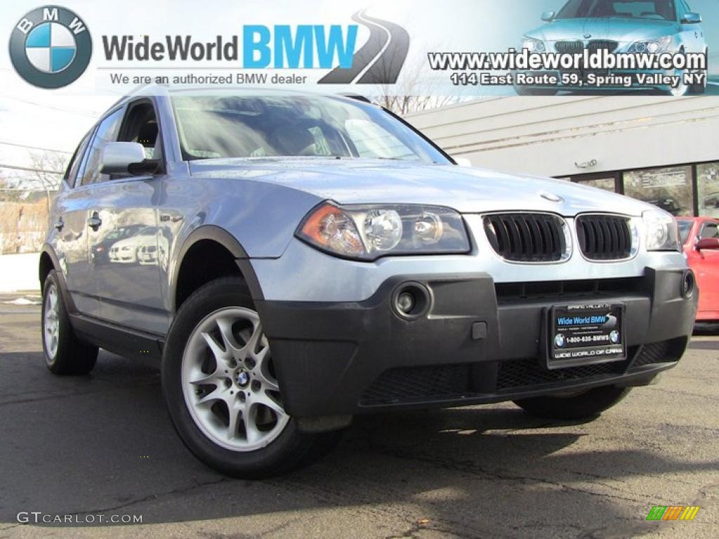 Blue Water Metallic BMW X3