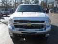 2009 Silver Birch Metallic Chevrolet Silverado 2500HD LTZ Crew Cab 4x4  photo #8