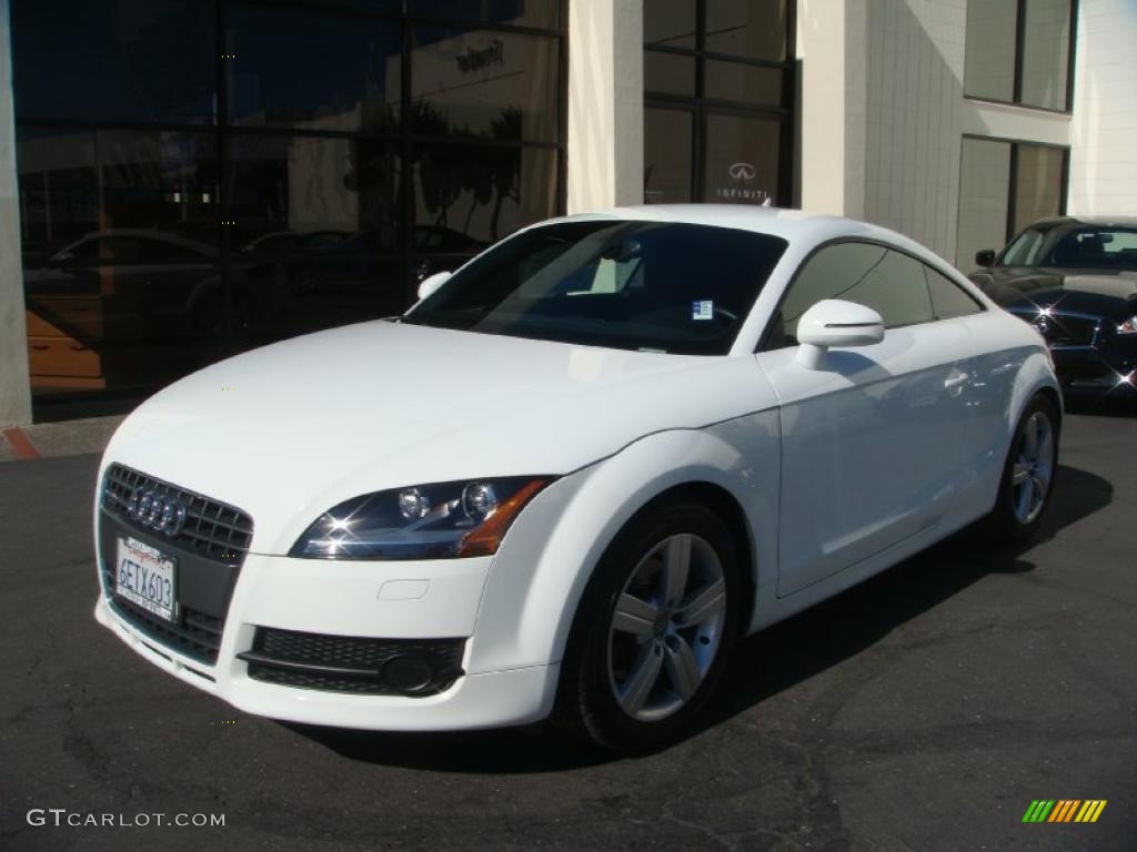 Ibis White 2009 Audi TT 2.0T quattro Coupe Exterior Photo #44983394