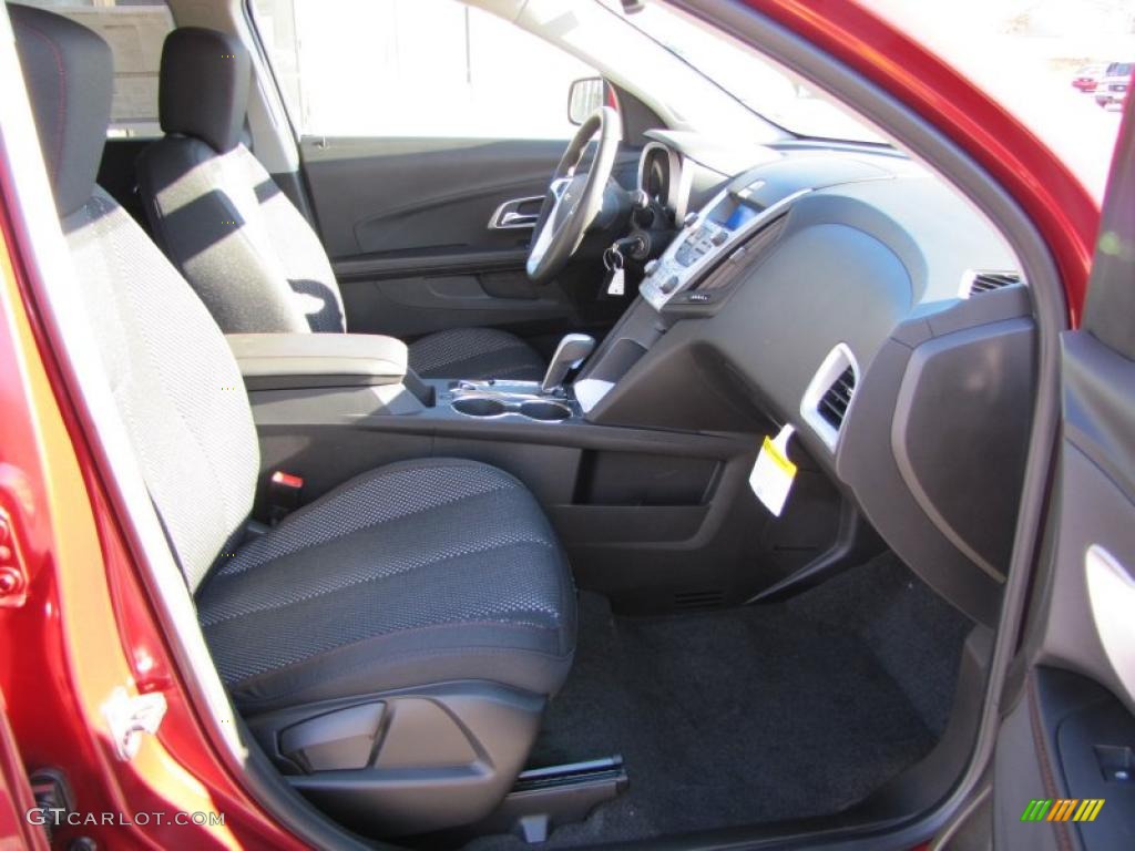 Jet Black Interior 2011 Chevrolet Equinox LT Photo #44984510