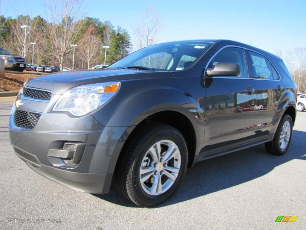 Cyber Gray Metallic 2011 Chevrolet Equinox LS Exterior Photo #44984659