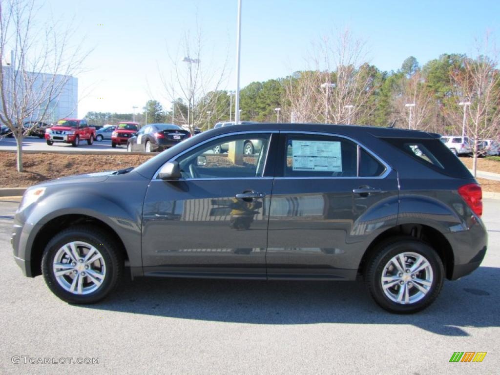 Cyber Gray Metallic 2011 Chevrolet Equinox LS Exterior Photo #44984674