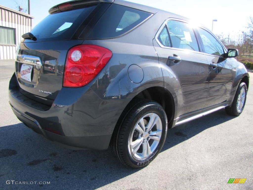 Cyber Gray Metallic 2011 Chevrolet Equinox LS Exterior Photo #44984726