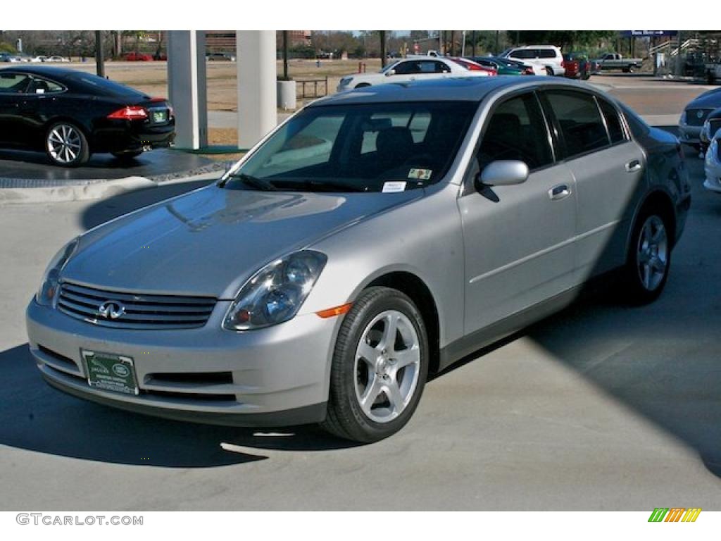Brilliant Silver Metallic 2003 Infiniti G 35 Sedan Exterior Photo #44984762