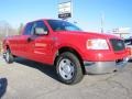 2004 Bright Red Ford F150 XLT SuperCab  photo #1
